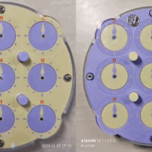Фиолетовый Grain Mod Clock